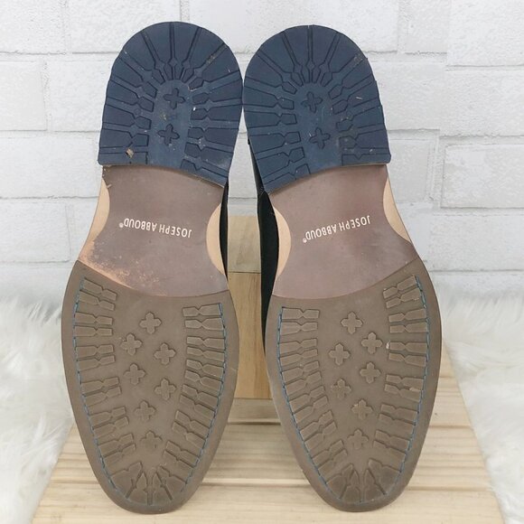 Joseph Abboud Thorton Leather Plain Toe Gray Oxfords Men's Size 10.5 - Picture 6 of 7